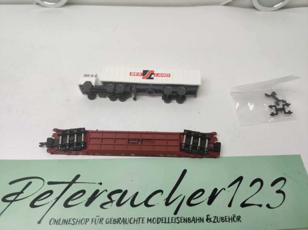 Fleischmann N DC 8279 Rollende Landstraße / LKW Seeland / DB