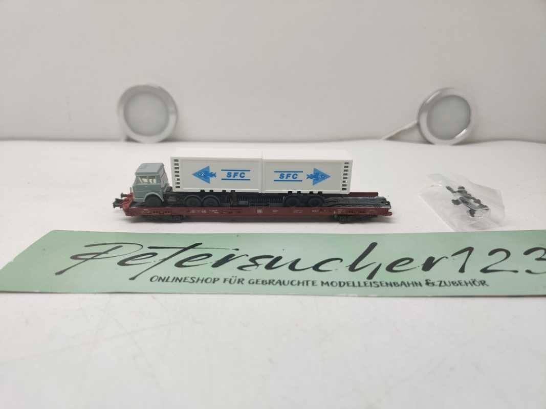 Fleischmann N DC 8279 Rollende Landstraße / LKW SFC 1 / DB
