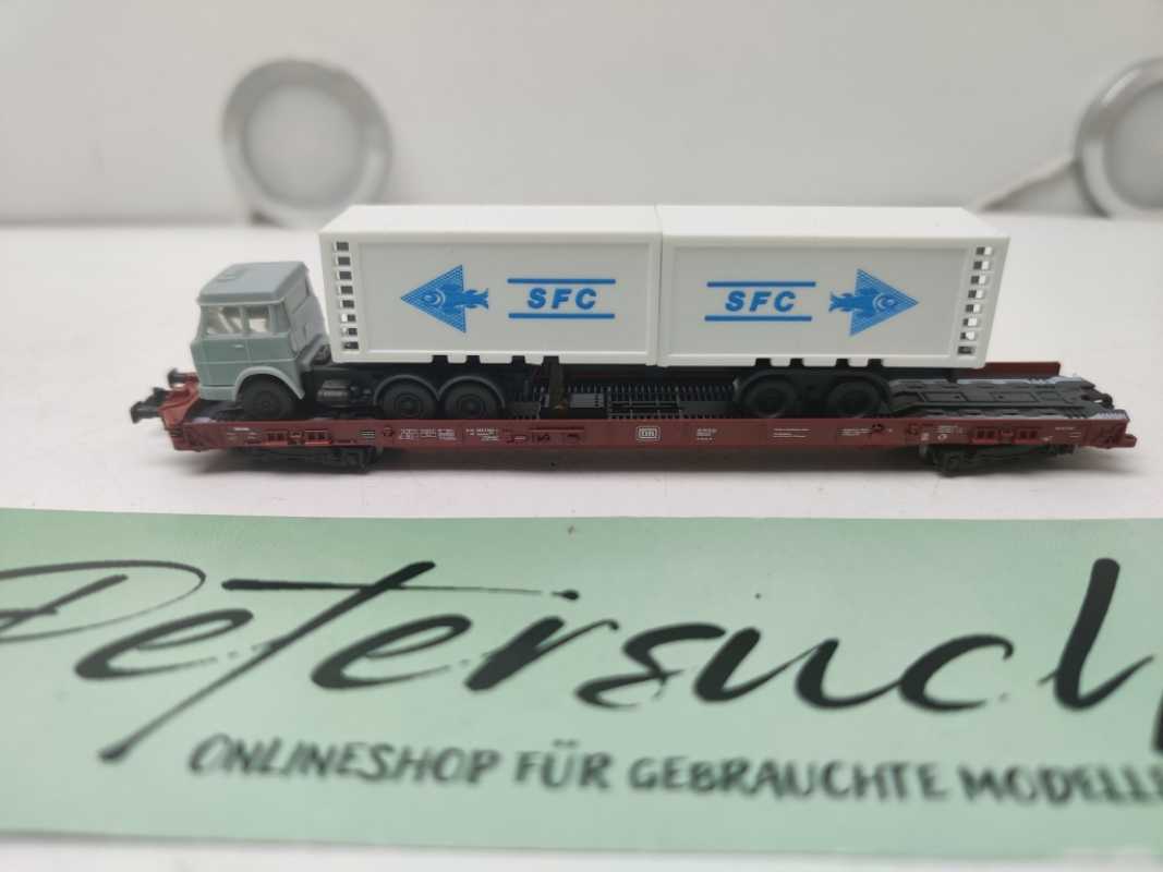 Fleischmann N DC 8279 Rollende Landstraße / LKW SFC 1 / DB
