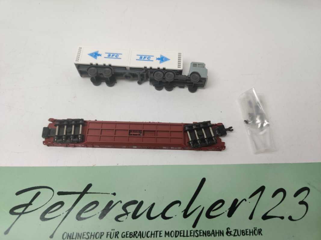 Fleischmann N DC 8279 Rollende Landstraße / LKW SFC 2 / DB