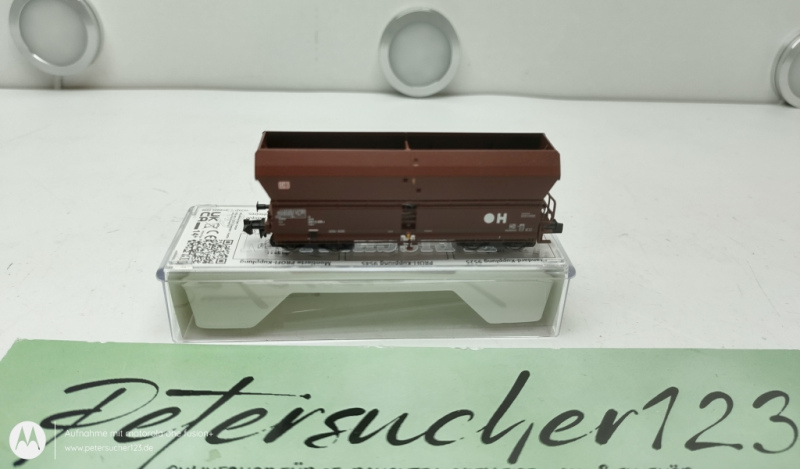 Fleischmann N DC 852323 Großraumgüterwagen DB Braun OVP