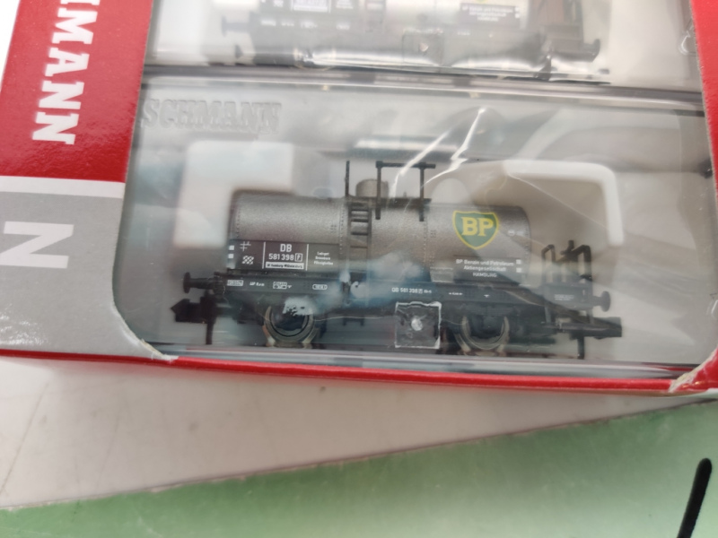 Fleischmann N DC 881906 / Set 2 Kesselwagen BP / DB / Ep. III / OVP