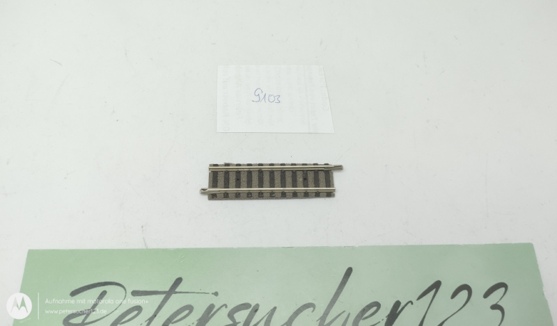 Fleischmann 1 x 9103 N Piccolo  Gerades Gleis 55,5 mm