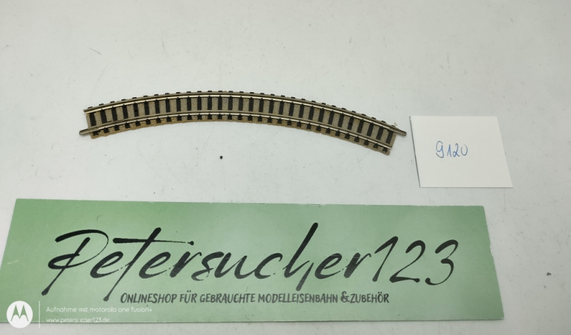 Fleischmann N DC 9120 Gebogenes Gleis Radius 1/  45°