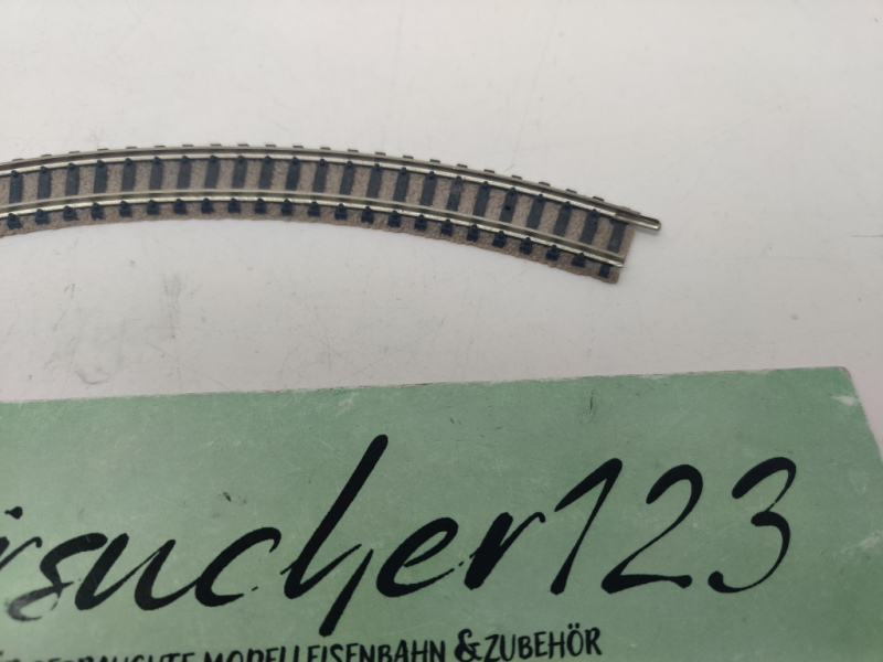 Fleischmann N DC 9120 Gebogenes Gleis (R1) / 192 mm / Bogenwinkel 45°