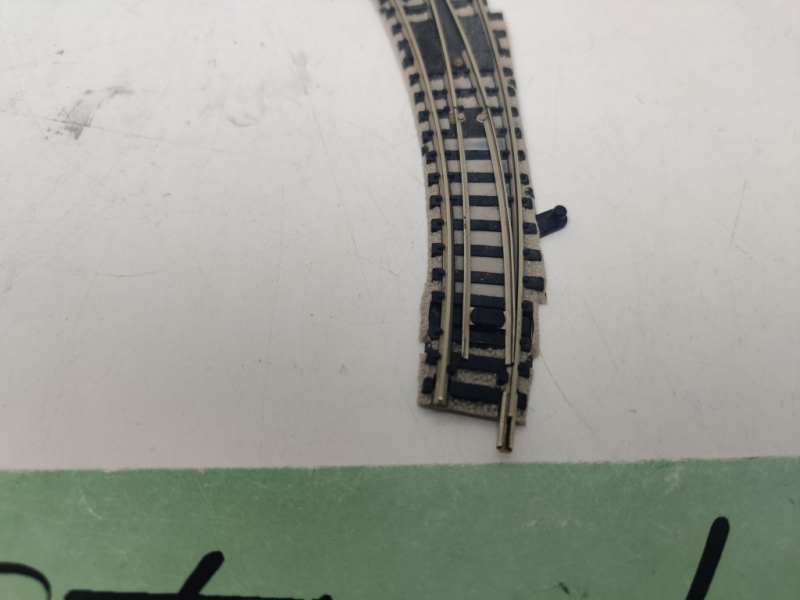 Fleischmann N DC 9142L Bogenweiche links für Handbetrieb