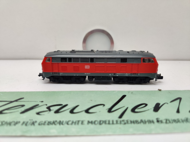 Fleischmann  N DC 7237 / BR218 410-9  Diesellok / Rot / DB / Analog