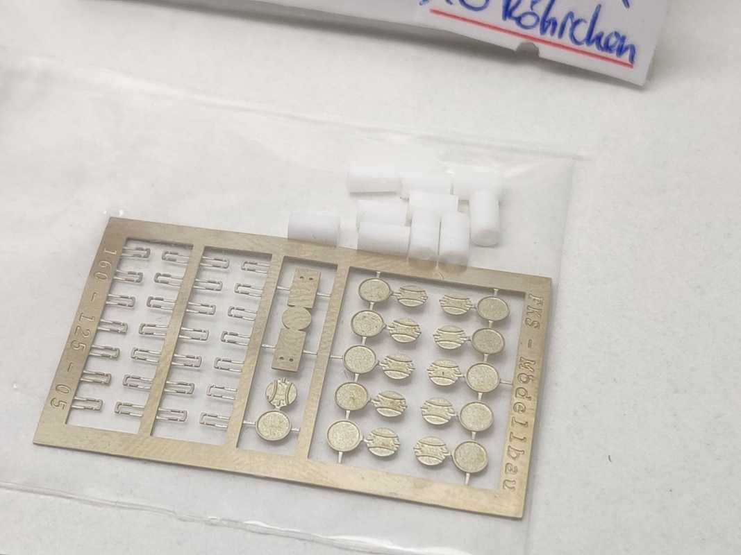 FKS N 160-125-05 Mülltonnen für Modellbau Metall Kunststoff / 1:160 / OVP