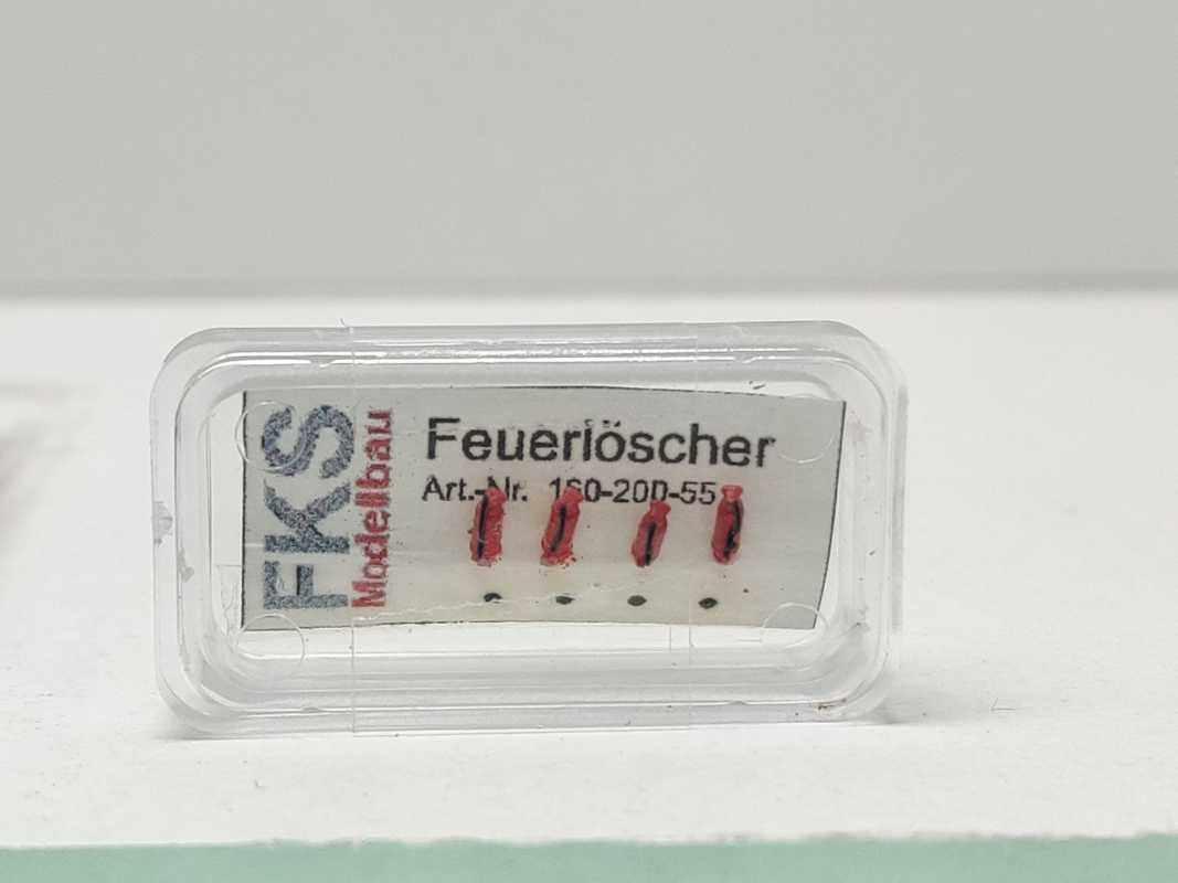 FKS N 160-200-55 Feuerlöscher f. Modellbau Fertigmodell / unbenutzt / 1:160 / OVP