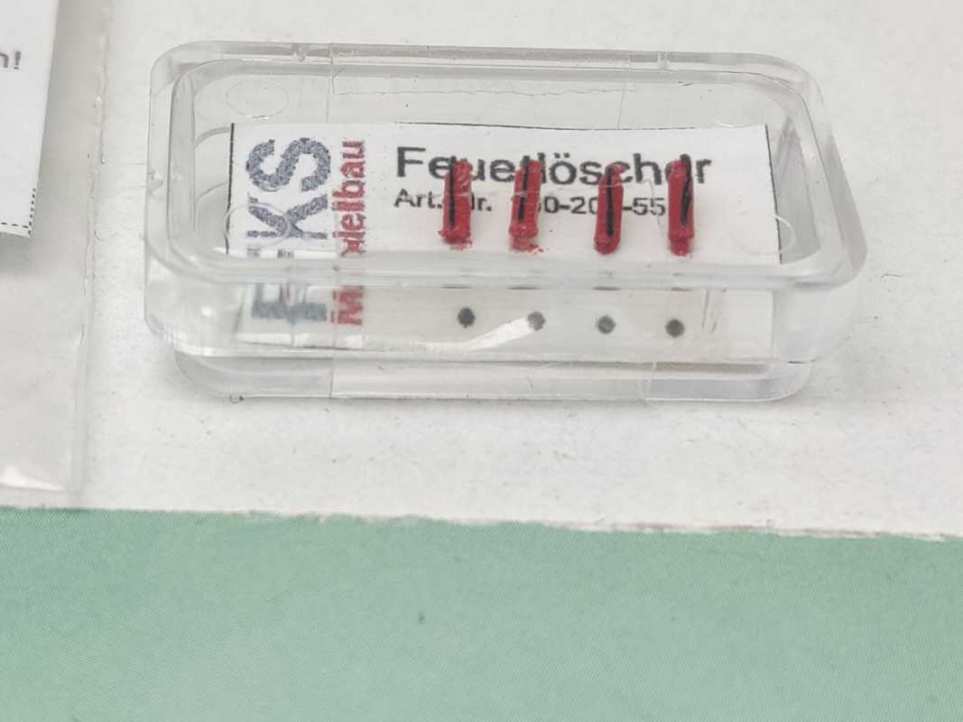 FKS N 160-200-55 Feuerlöscher f. Modellbau Fertigmodell / unbenutzt / 1:160 / OVP