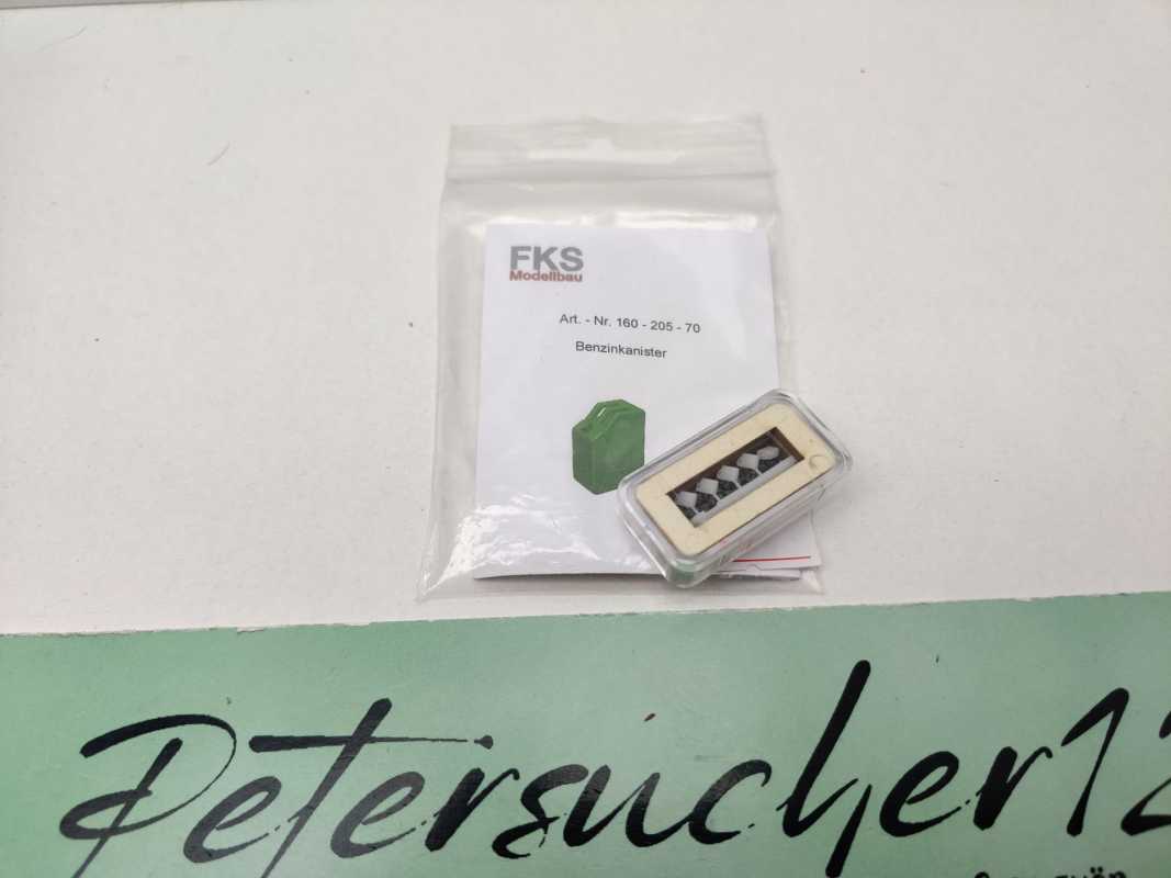 FKS N 160-205-70 Benzinkanister f. Modellbau Kunststoff / unbenutzt / 1:160 / OVP