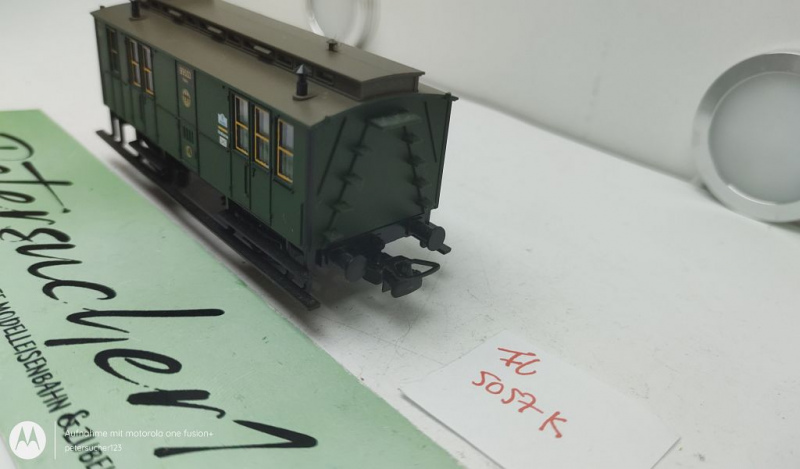Fleischmann H0 DC 5057 Post-/Packwagen / NEM / DRG