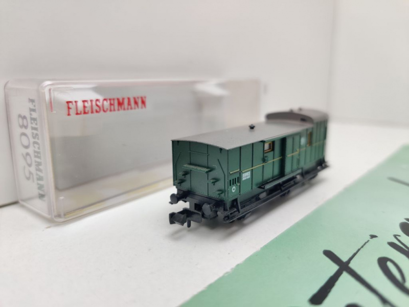 Fleischmann N DC 8095 Packwagen Pw3pr99a / DRG / OVP