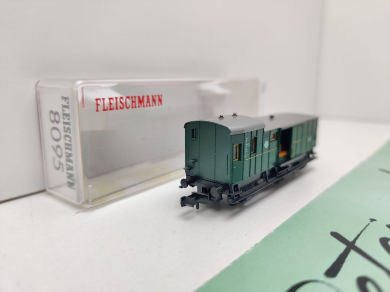 Fleischmann N DC 8095 Packwagen Pw3pr99a / DRG / OVP