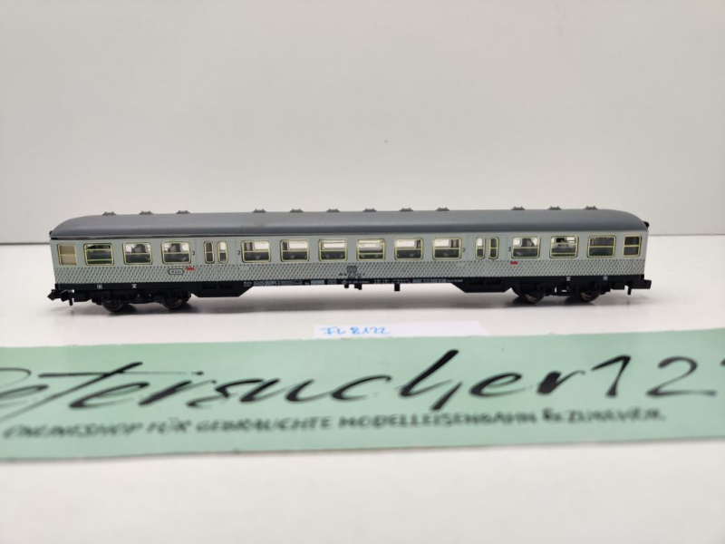Fleischmann N DC 8122 Nahverkehrswagen 2. Kl Bnrzb778 bis 1984 / DB / OVP