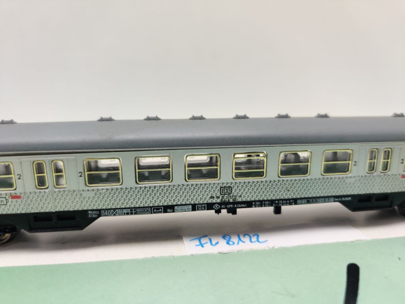Fleischmann N DC 8122 Nahverkehrswagen 2. Kl Bnrzb778 bis 1984 / DB / OVP