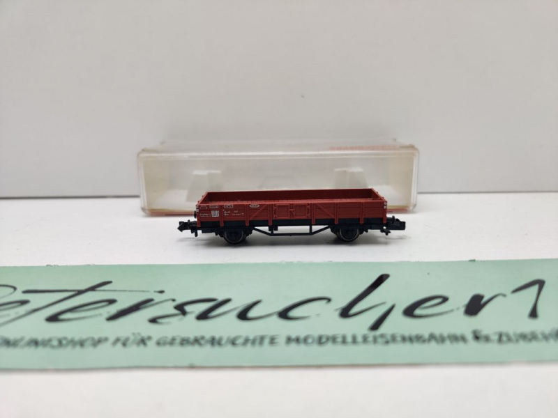 Fleischmann N DC 8200 Niederbordwagen / Kklmmo496 / DB / OVP