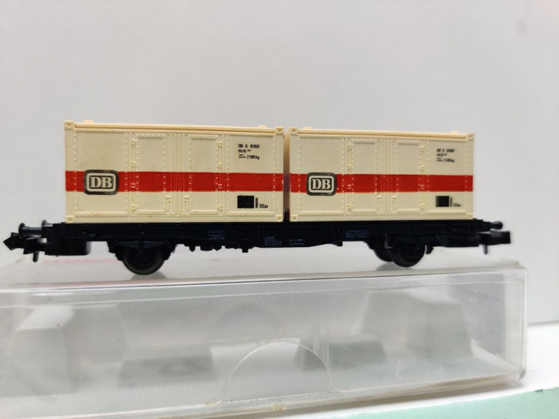 Fleischmann N DC 8234 Containertragwagen "DB" / Lbs593 / DB / ErsatzVP
