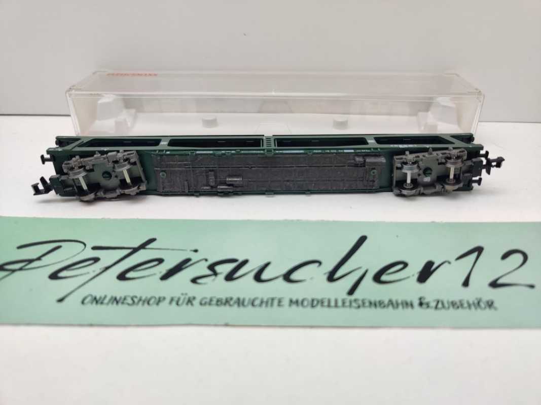 Fleischmann N DC 8285 Doppelstock-Autotransportwagen beladen 2 / DDm915 / DB / OVP