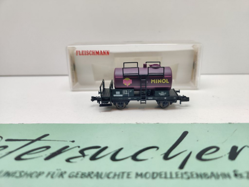 Fleischmann N DC 8406 Kesselwagen "Minol" Z / DR / OVP