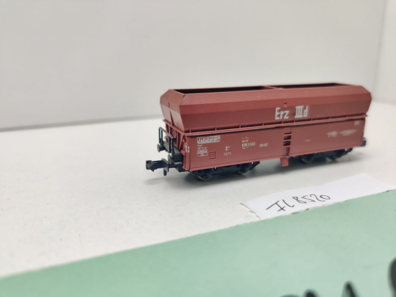Fleischmann N DC 8520 Großraum-Selbstentladewagen Fad167 / DB
