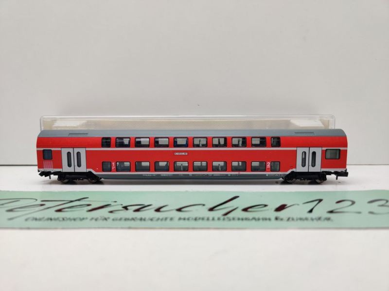 Fleischmann N DC 8624 Doppelstockwagen 1./2.Kl DABz756 / NEM / DB / OVP