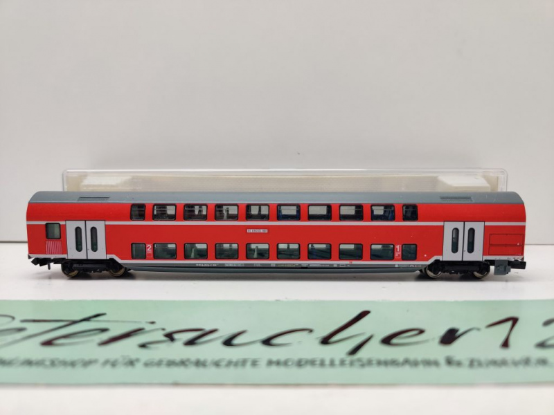 Fleischmann N DC 8624 Doppelstockwagen 1./2.Kl DABz756 / NEM / DB / OVP