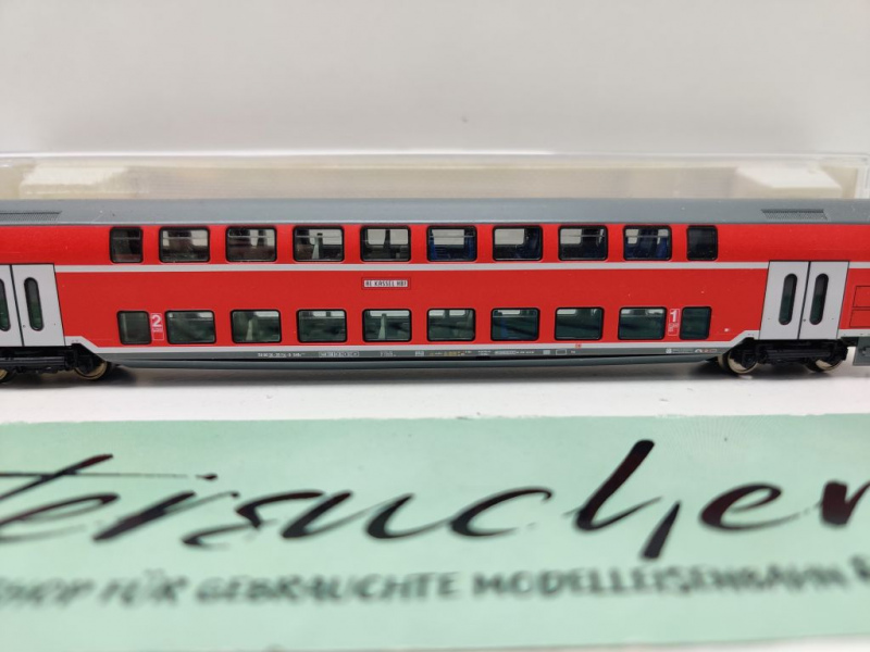 Fleischmann N DC 8624 Doppelstockwagen 1./2.Kl DABz756 / NEM / DB / OVP
