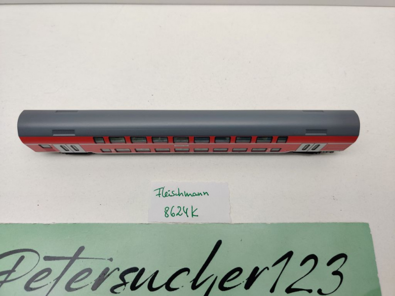Fleischmann N DC 8624 Doppelstockwagen 1.-2.Kl DABz756 / NEM / DB