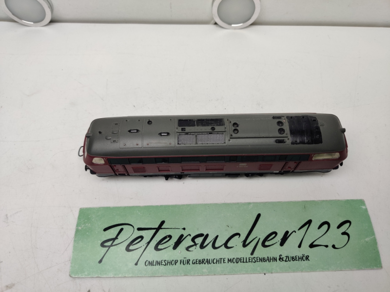 Fleischmann H0 DC V160 032 Diesellok / DB / DCC-Digital / Rot