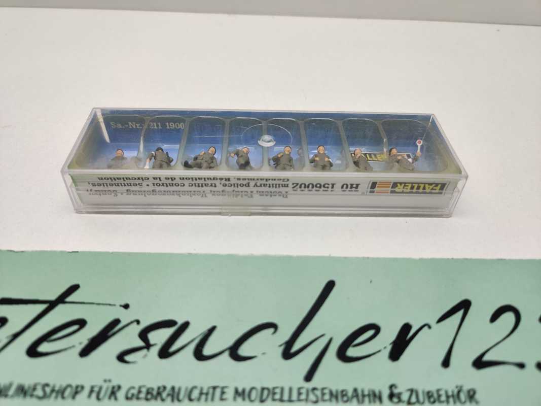 Faller H0 156002 Figuren-Set "Posten, Feldjäger, Verkehrsreg." / 8 Figurinen / OVP