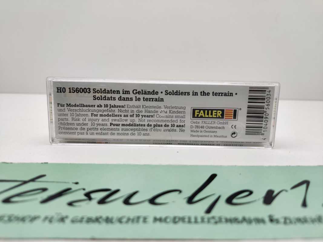 Faller H0 156003 Figuren-Set "Soldaten im Gelände" / 8 Figurinen / OVP