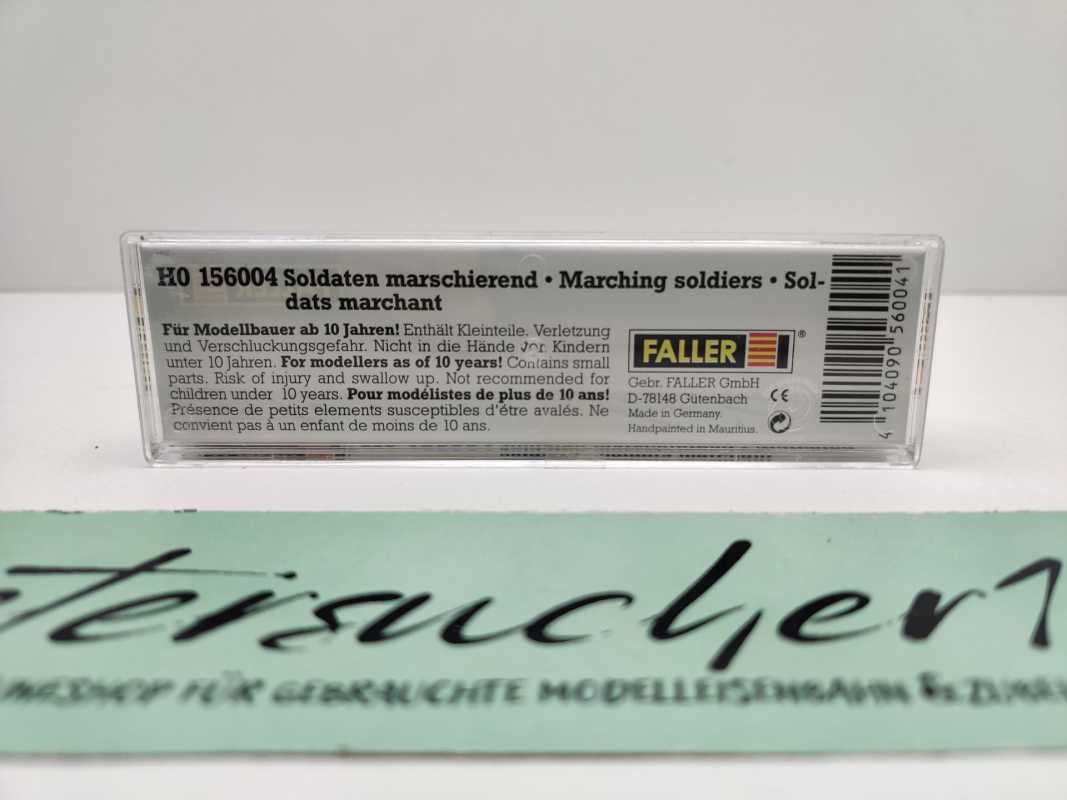 Faller H0 156004 Figuren-Set "Soldaten marschierend" / 8 Figurinen / OVP
