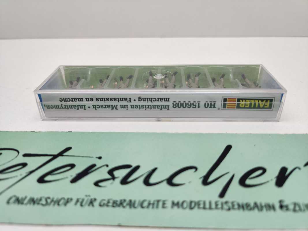 Faller H0 156008 Figuren-Set "Infantristen im Marsch" / 8 Figurinen / OVP