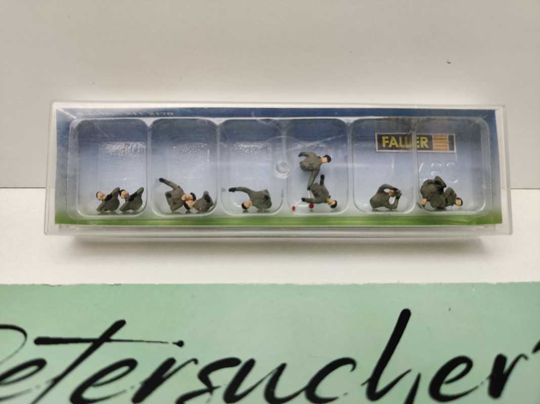 Faller H0 156009 Figuren-Set "Panzerfahrer" / 10 Figurinen / OVP