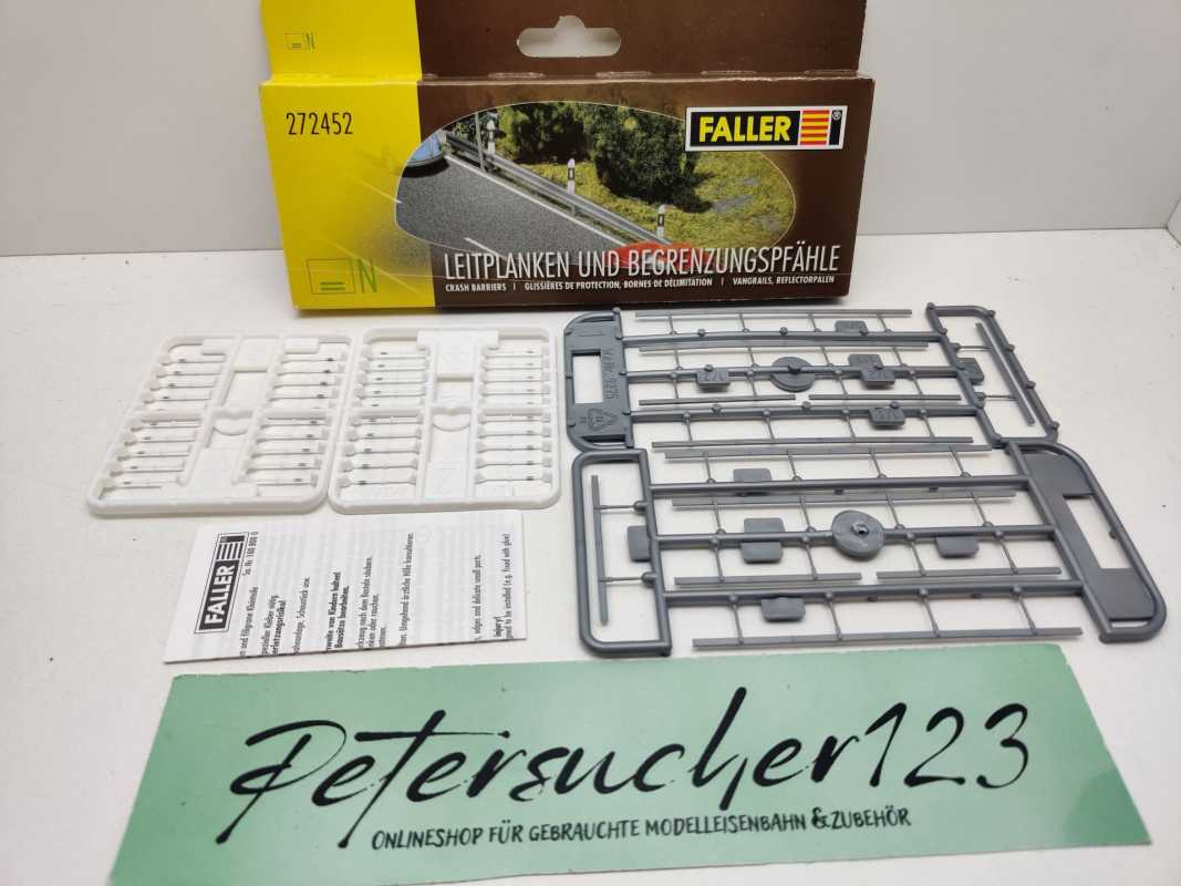 Faller N 272452 Leitplanken & Begrenzungspfähle / 1:160 / OVP
