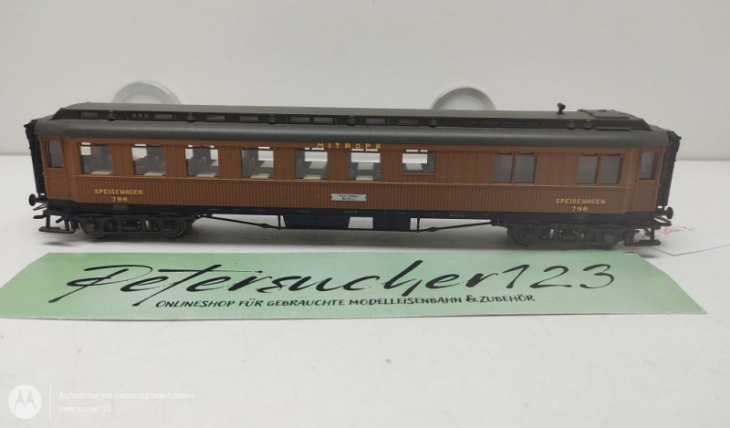 Fleischmann H0 DC 5081 Speisewagen Mitropa / NEM / DRG