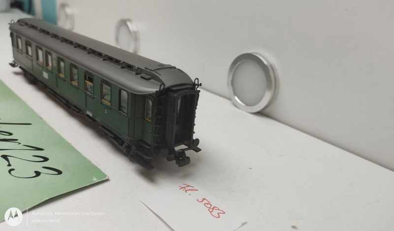 Fleischmann H0 DC 5082 Schnellzugwagen / 1.-2.-3.Kl / NEM / DRG