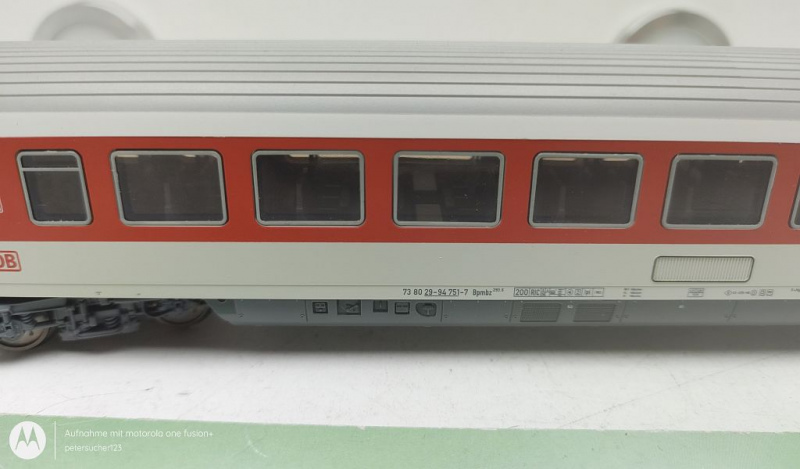 Fleischmann H0 DC 5105 Schnellzugwagen Bpmbz 293.6 / 2.Kl / NEM / DB