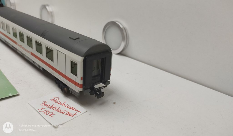 Fleischmann H0 DC 5185 IC-EC Bord Restaurant-Wagen WRmz 137.0 / NEM / DB