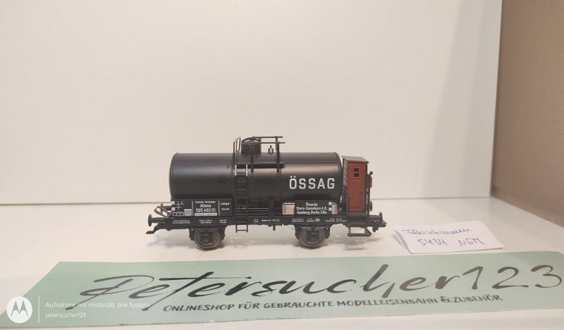 Fleischmann H0 AC 5434 Kesselwagen m Bremserhaus "ÖSSAG" / NEM / DRG