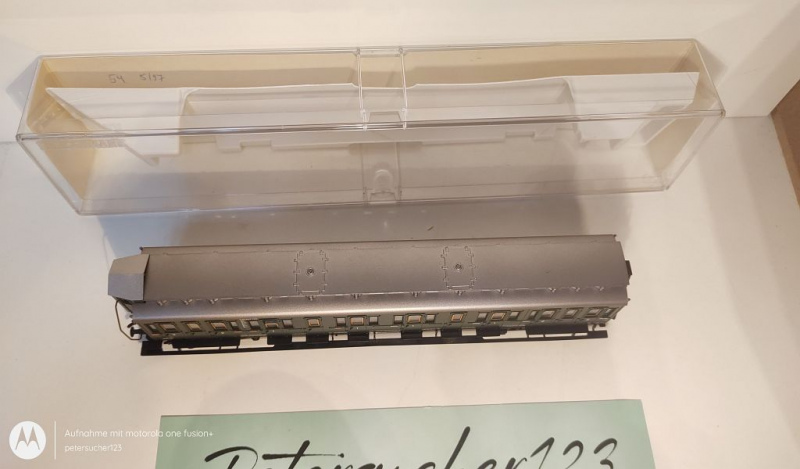 Fleischmann H0 DC 5689 Abteilwagen mit Bremserhaus / 1./2.Kl. / K / DB / OVP