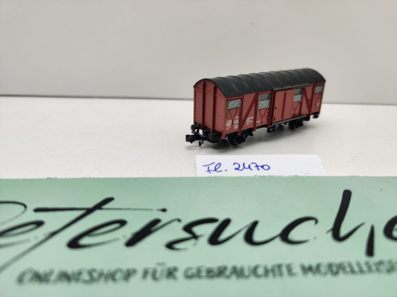 Fleischmann N DC 2470 - 8330 Gedeckter Güterwagen / Gmhs53 / DB