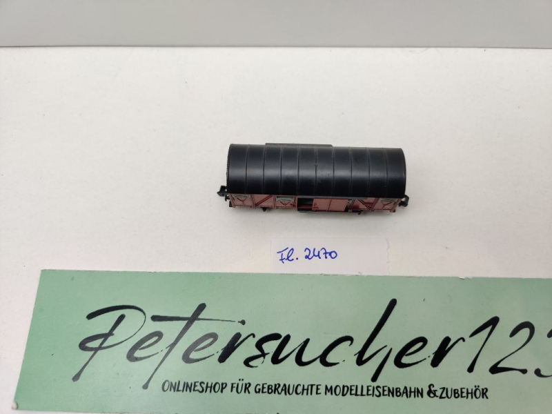 Fleischmann N DC 2470 - 8330 Gedeckter Güterwagen / Gmhs53 / DB