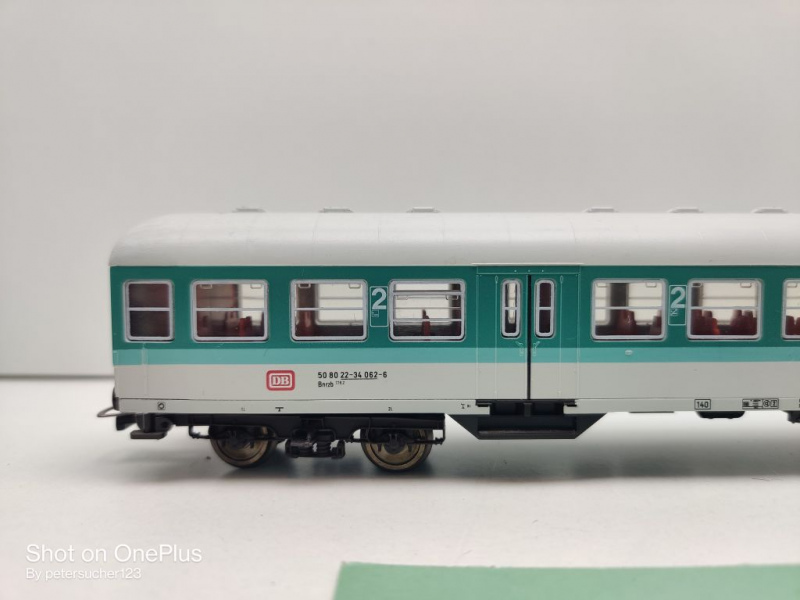 Fleischmann H0 DC 5145 Nahverkehrswagen / 1.+2.Kl. / Bnrzb 778.2 / NEM / DB