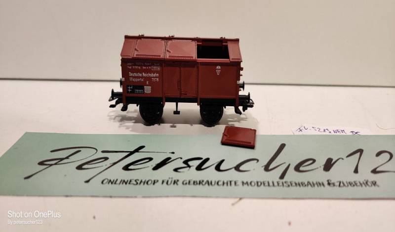 Fleischmann H0 AC 5213 Klappdeckelwagen / K / NEM / DRG