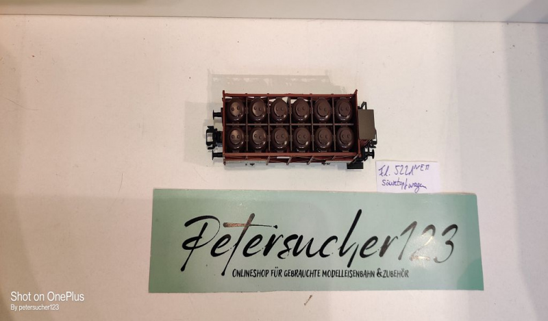 Fleischmann H0 AC 5221 Säuretopfwagen "Staub & Co. Nürnberg" / NEM / DRG