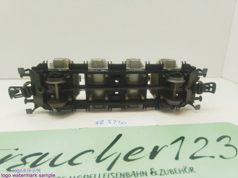 Fleischmann H0 DC 5230 Behältertragwagen "von Haus zu Haus" / BTms55 / DB