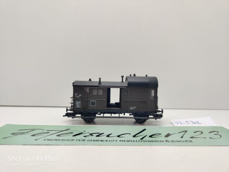 Fleischmann H0 DC 5302 Güterzug Begleitwagen / Pwg pr 14 / NEM / DRG