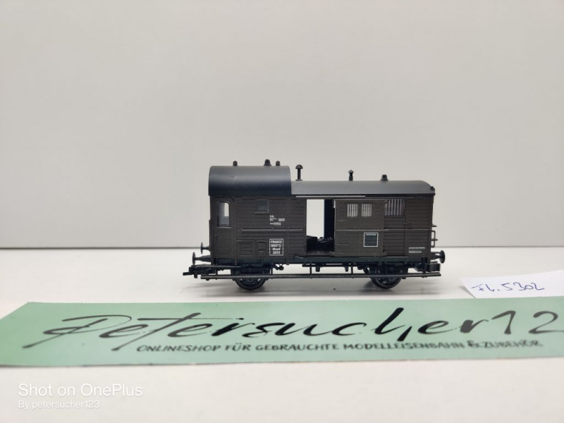 Fleischmann H0 DC 5302 Güterzug Begleitwagen / Pwg pr 14 / NEM / DRG